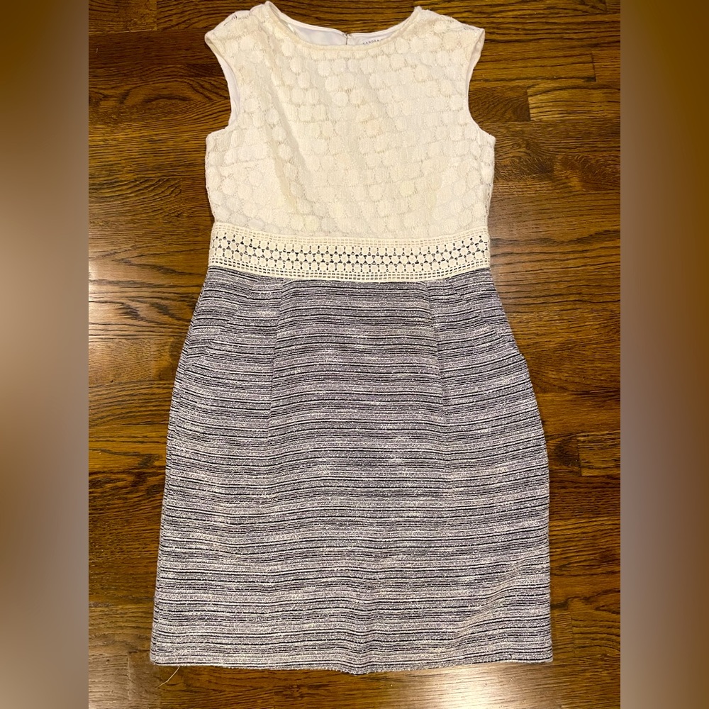 Sandra Darren Two Toned Dress